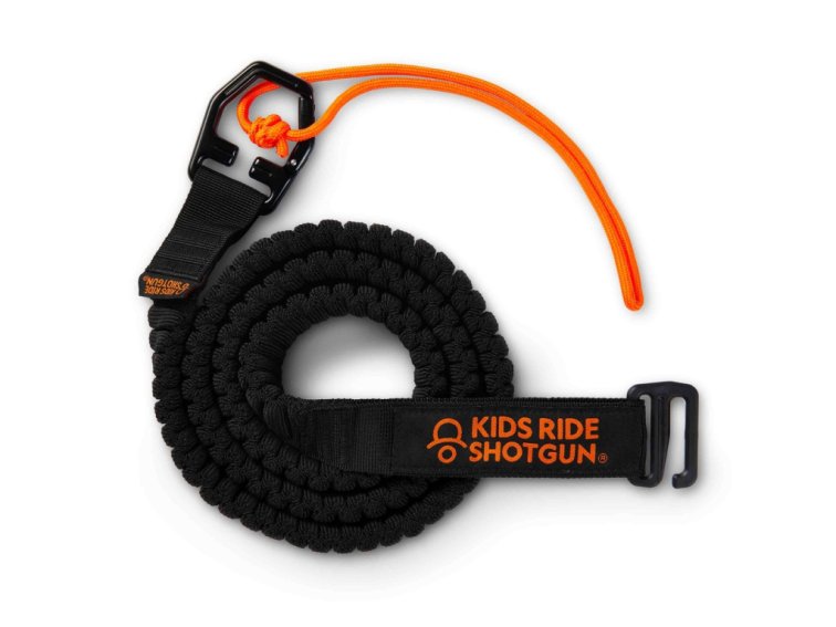 Kids Ride Shotgun Lano na tahání kola Quick Fit černé