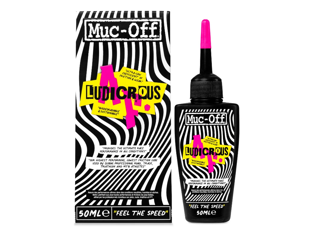 MUC-OFF Ludicrous AF Lube - Závodní mazivo na řetěz (50 ml)