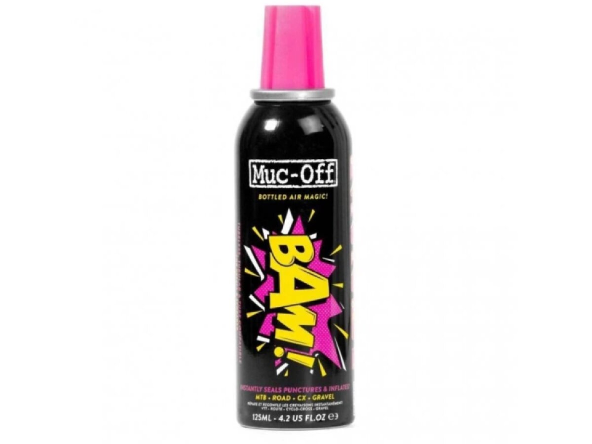 MUC-OFF B.A.M! Inflate & Repair - Opravný sprej na jízdní kola (125 ml)