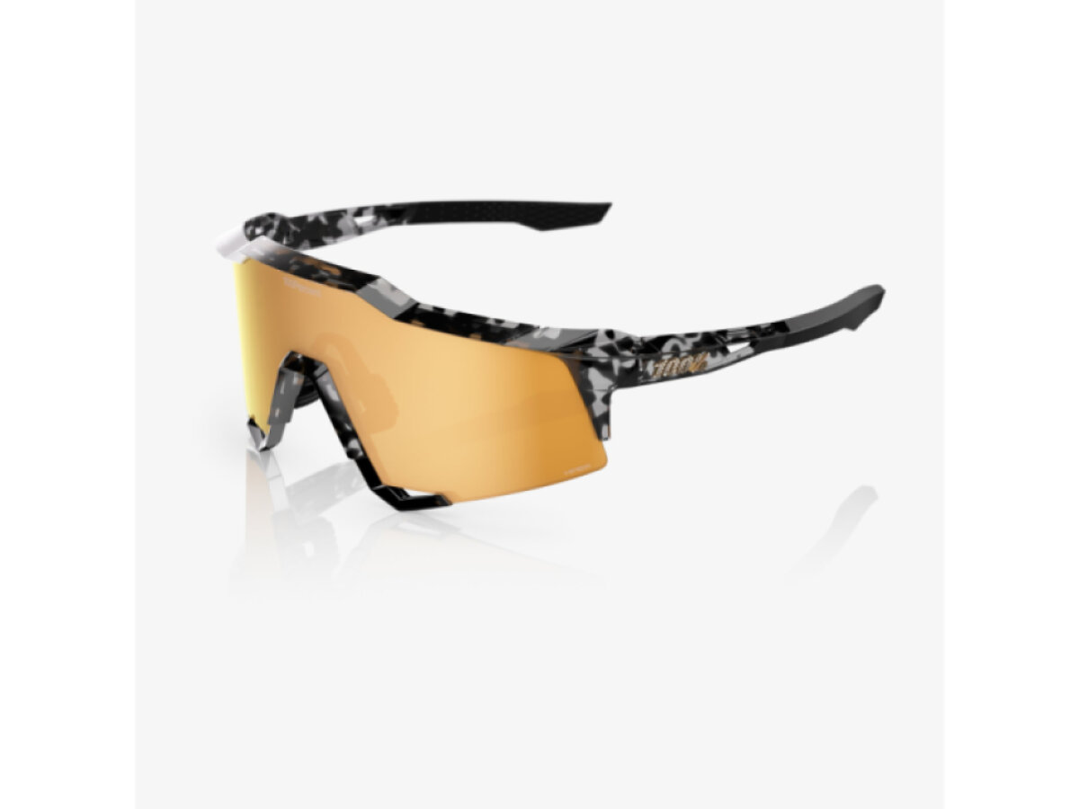 100% brýle Speedcraft Money Mike 3 Polished Black Tortoise (HiPER 24K Gold Mirror Lens)