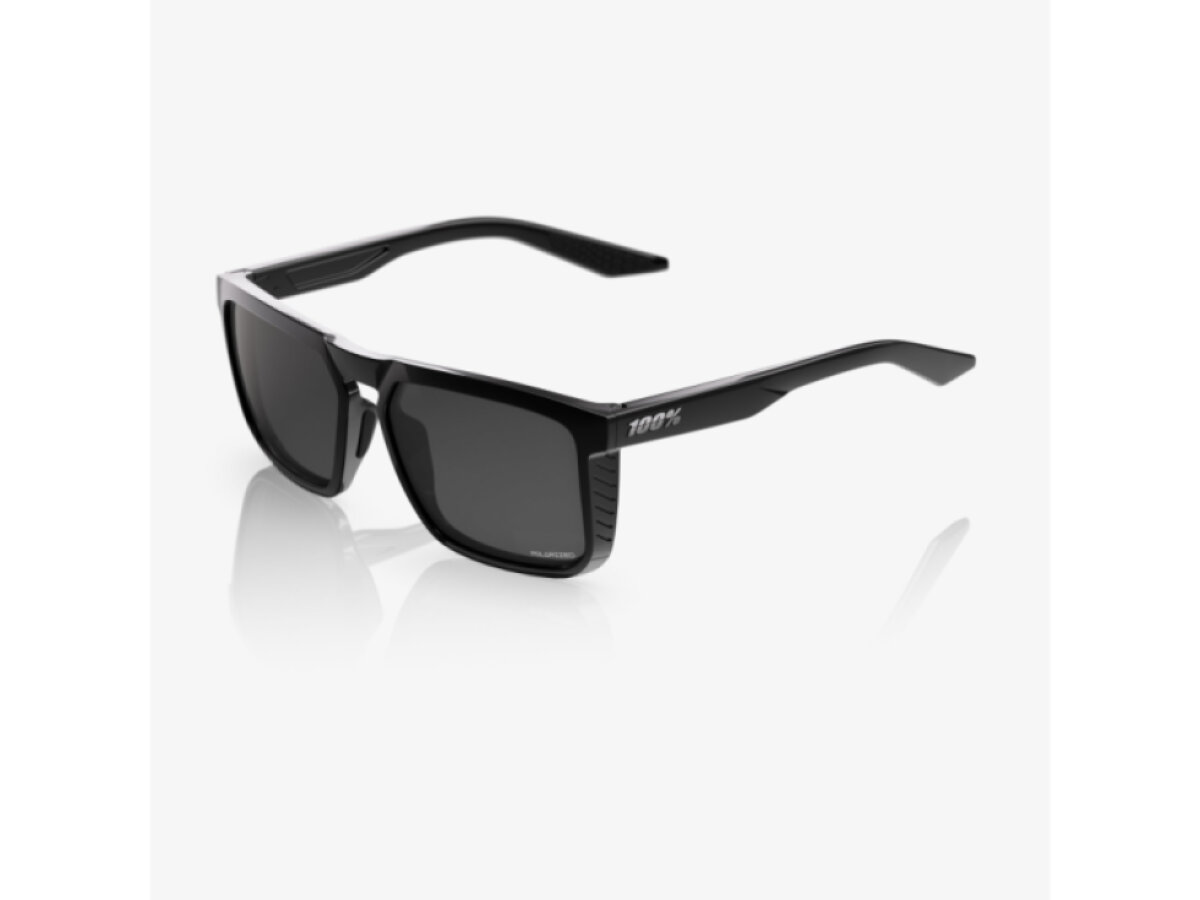 100% brýle Renshaw Polished Black (Grey Polarized Lens)