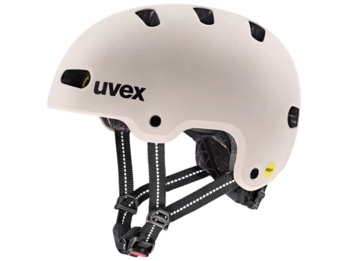 Uvex helma dětská Kid 4 style MIPS (warm grey matt)