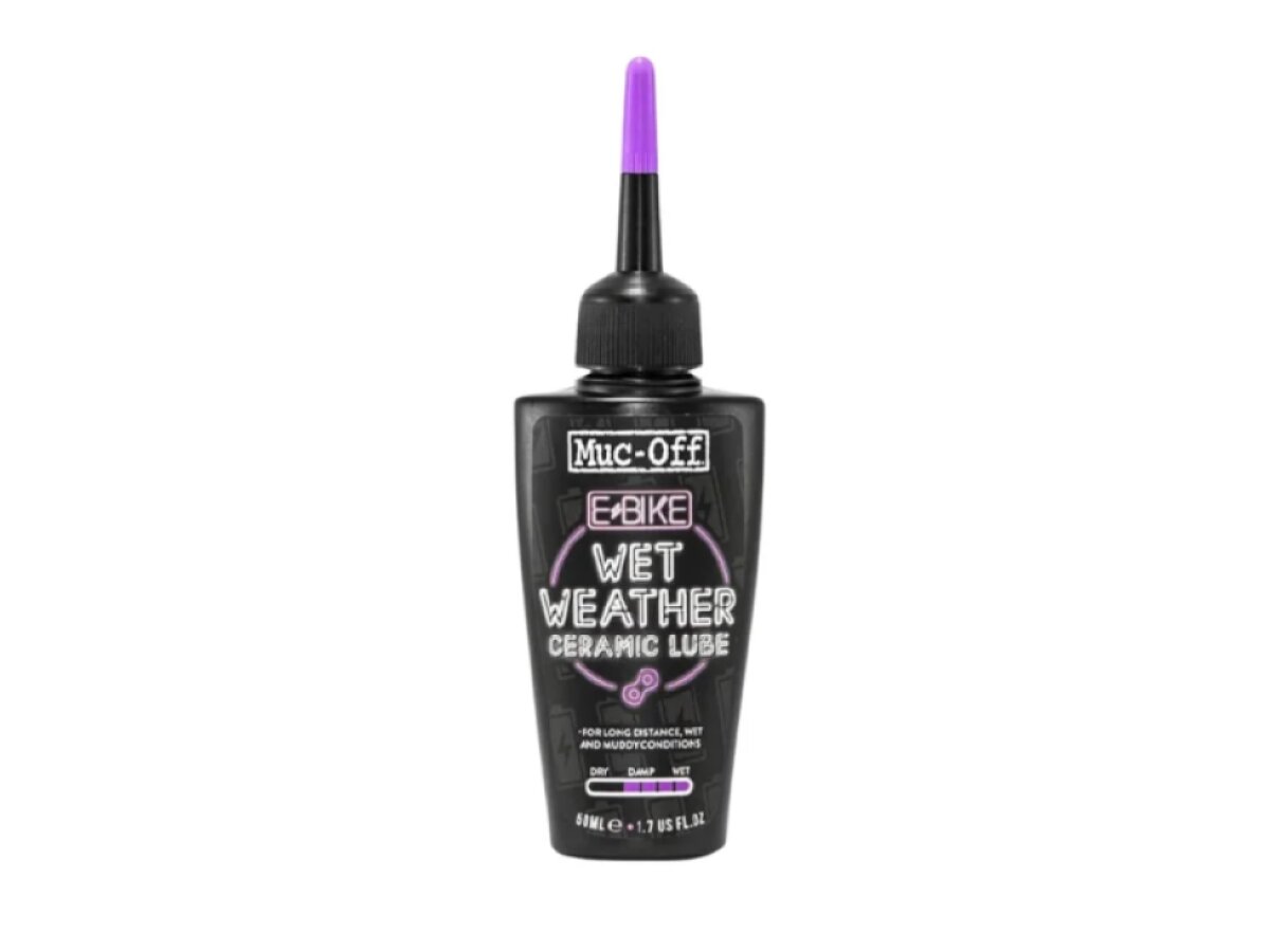 MUC-OFF Ebike Ceramic Wet Lube - Mazivo na řetěz elektrokol s keramikou do mokra (50 ml)