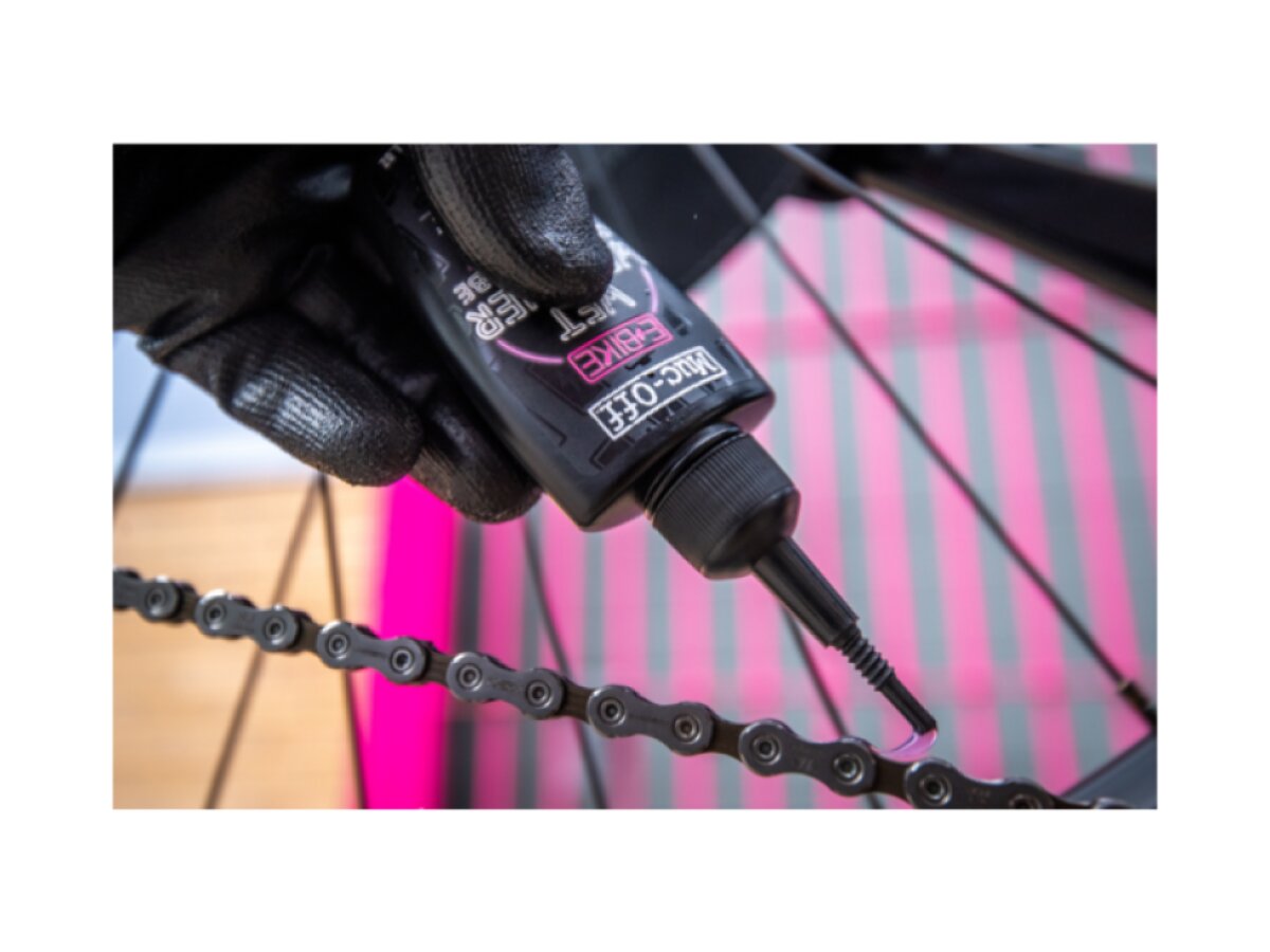 MUC-OFF Ebike Ceramic Wet Lube - Mazivo na řetěz elektrokol s keramikou do mokra (50 ml)