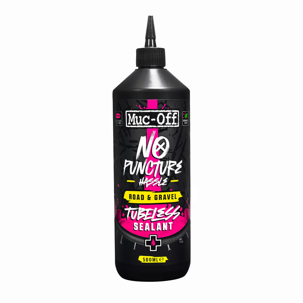 MUC-OFF No Puncture Hassle Road & Gravel Sealant - Těsnící tmel pro bezdušová silniční a gravel kola (500 ml)