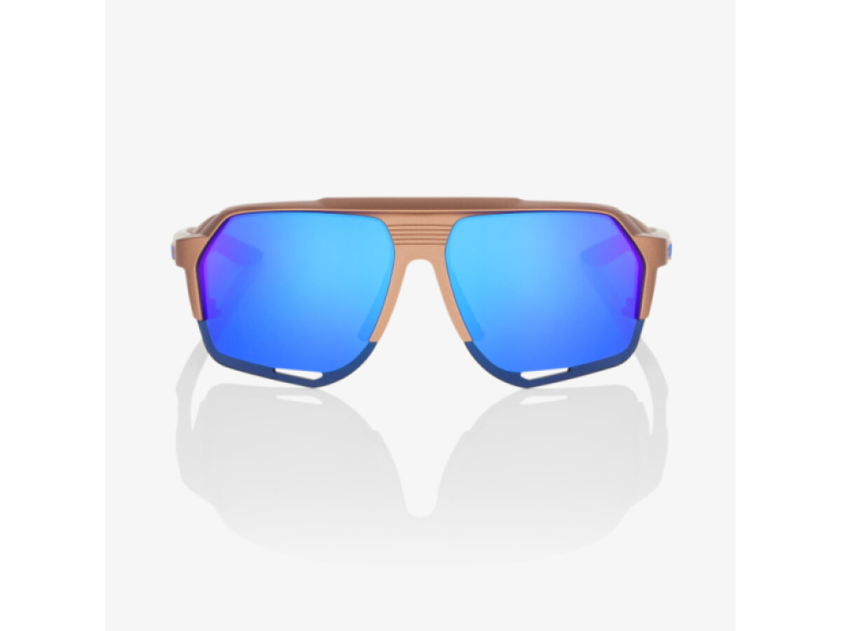100% brýle Norvik Matte Copper Chromium (Blue Multilayer Mirror Lens)