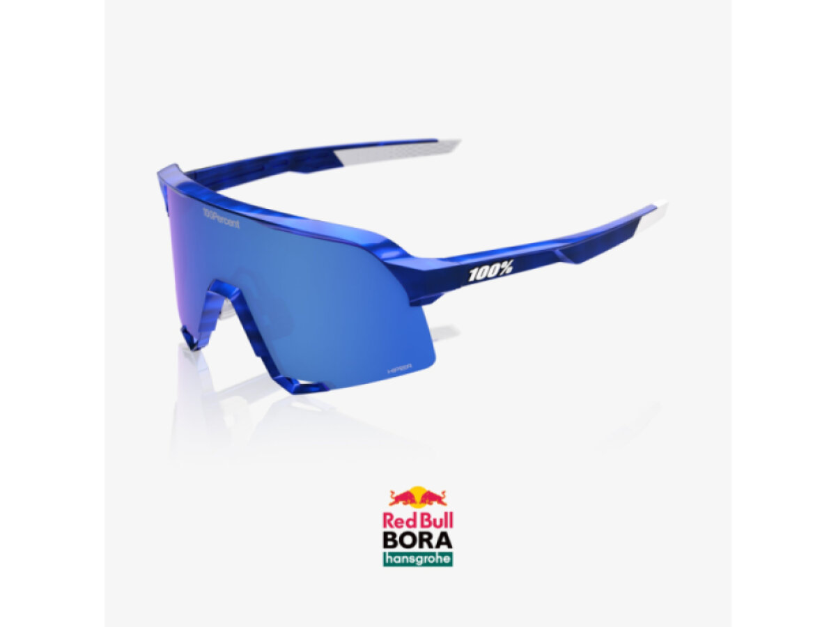 100% brýle S3 RBH Gloss Blue Holographic (HiPER Royal Blue Mirror Lens)