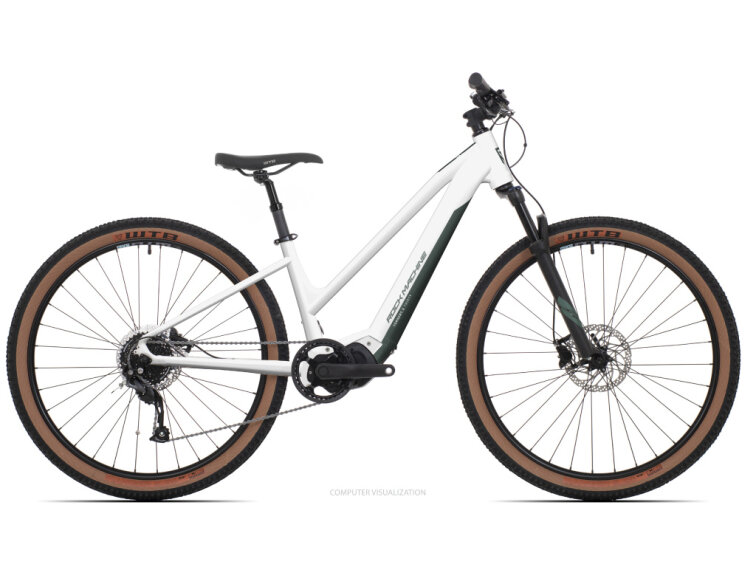 Rock Machine Torrent e30-29 Easy Entry Gloss White/Petrol/Neon Cyan 2023