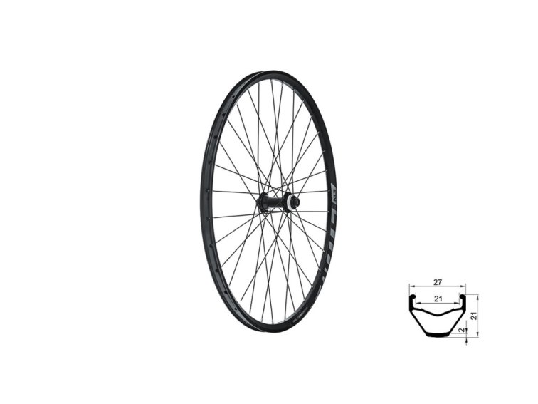 KLS zapletené kolo přední 28/29" VALOR disc (šířka 21 mm)