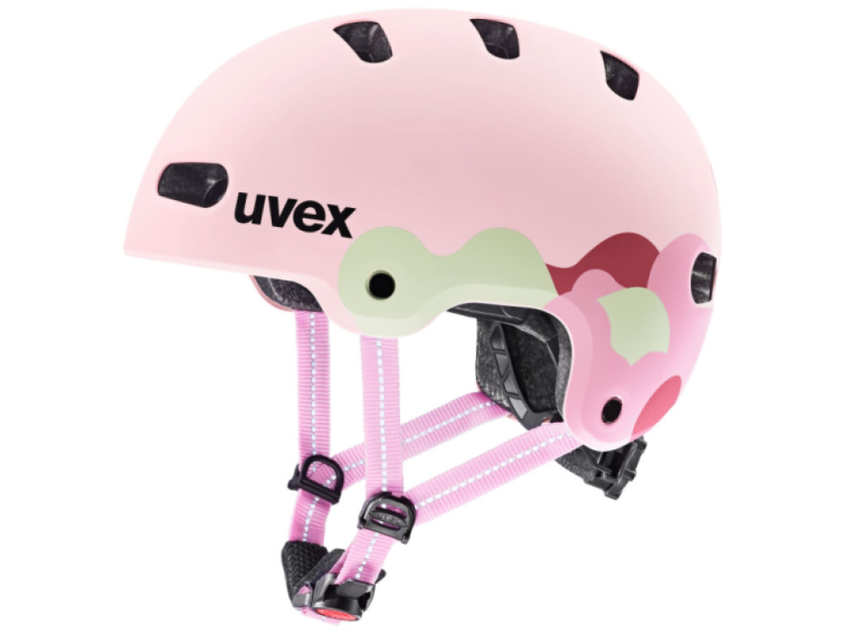 Uvex helma dětská Kid 4 style (strawberry-matcha matt)