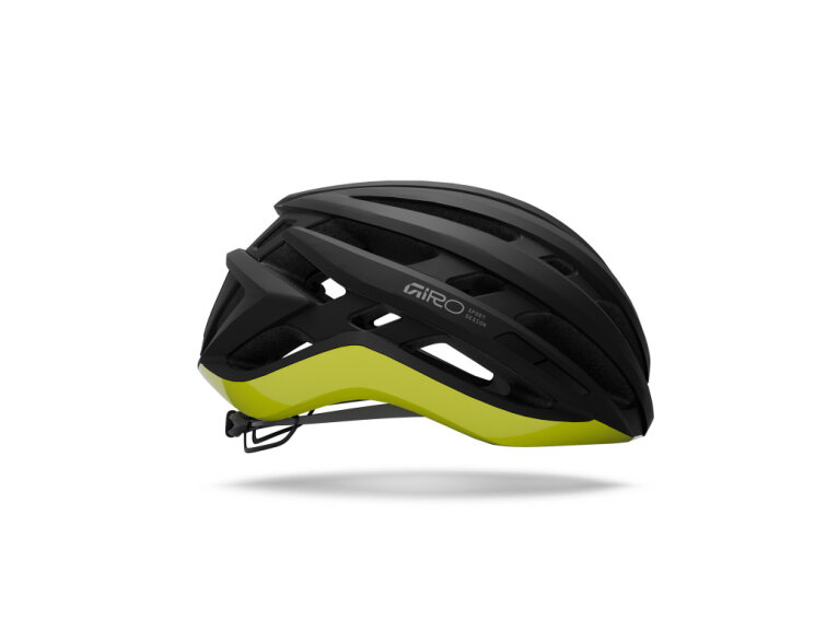Giro helma Agilis MIPS (Mat Black/Gloss Hi Viz Yellow)