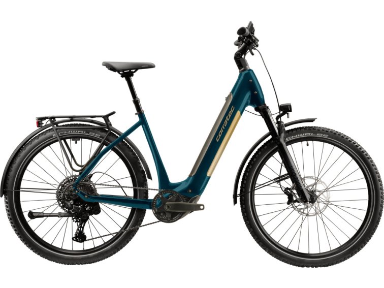 Corratec E-Power Trekking 28 CX8 Belt Wave (Modrá) 2026