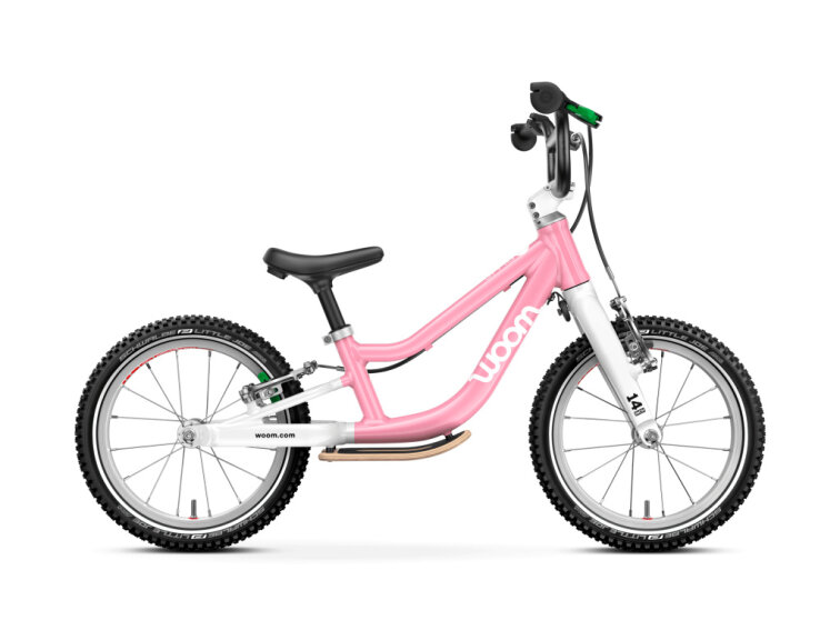 Woom 1 (14") Plus GO (powder pink - růžová)