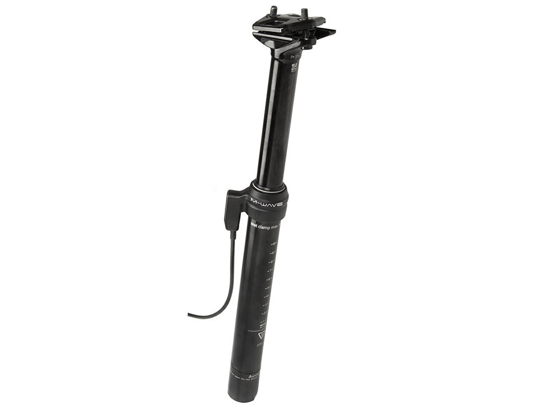 M-WAVE teleskopická sedlovka 31,6/400 mm (včetně páčky) - vnější vedení