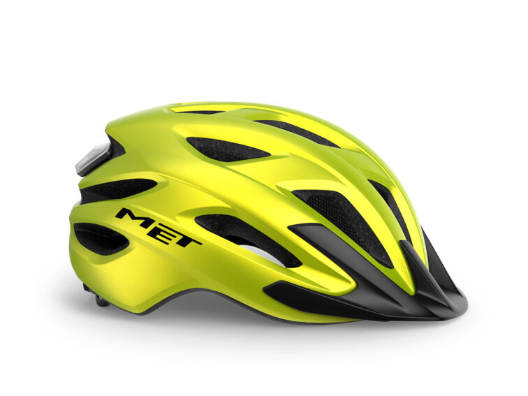 MET helma Crossover Mips (Lime Yellow Metallic | Matt)