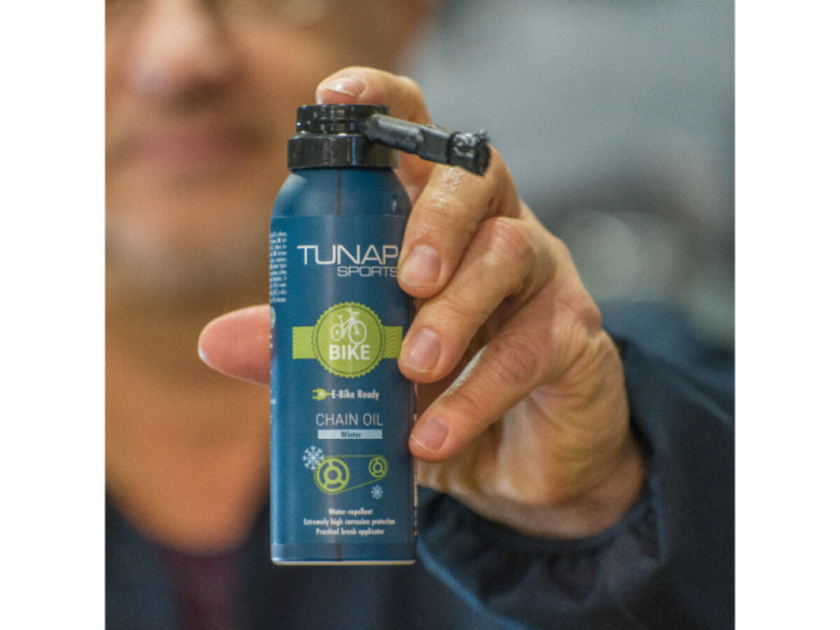 TUNAP SPORTS Chain Oil WINTER do mokrých podmínek olej na řetěz sprej pro kola a elektrokola (125ml)