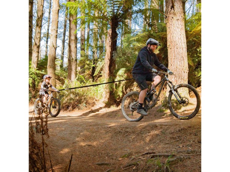 Kids Ride Shotgun Lano na tahání kola Quick Fit černé