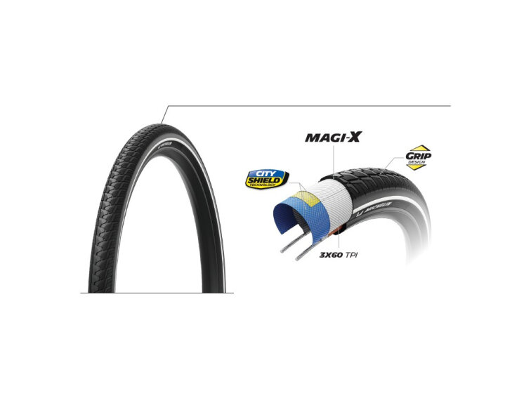 Michelin plášť City Touring (drát) 27,5X2.20 (černá)