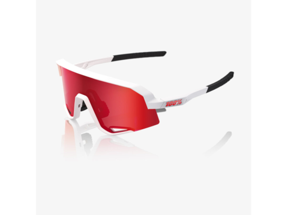 100% brýle Slendale Soft tact White (HiPER Red Multilayer Mirror Lens)