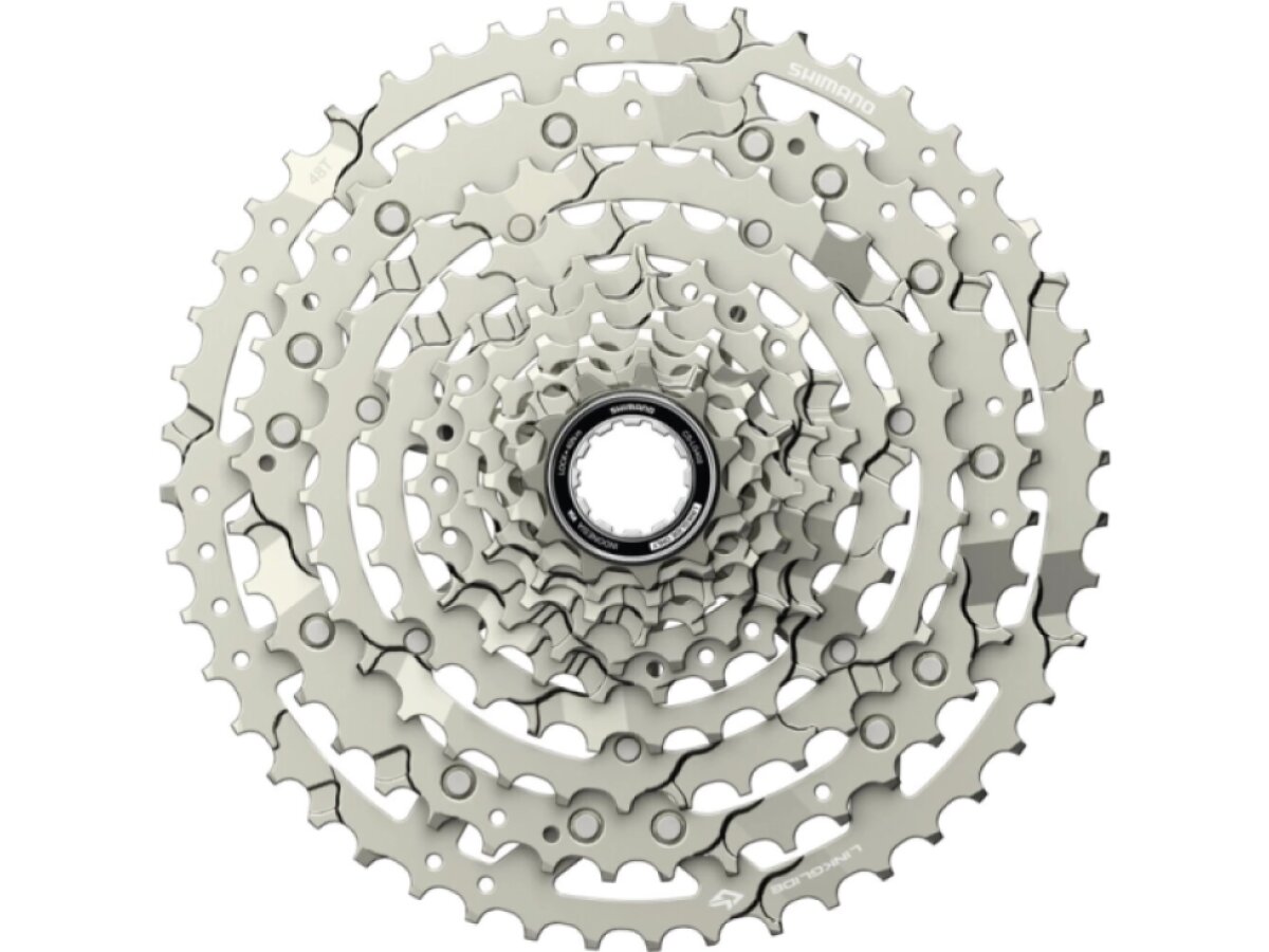 Shimano kazeta Cues CS-LG400 stříbrná limitovaná edice (10 rychlostí)