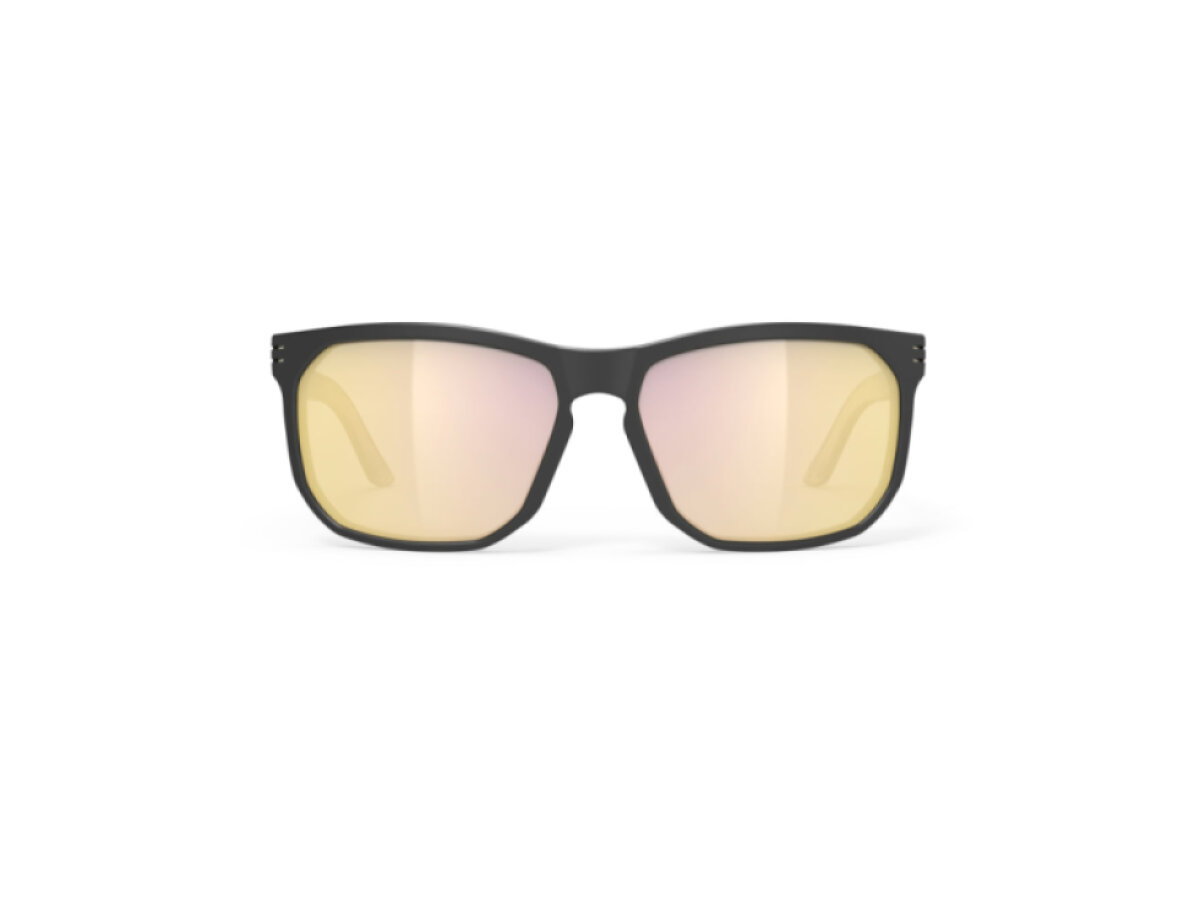 Rudy Project brýle Soundrise Black Matte / Ice Gold Pattern (Multilaser Gold)