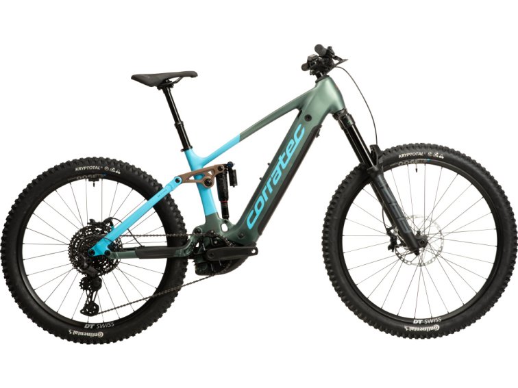 Corratec E-Power RS 160 Pro Team (Světle modrá/Tmavě zelená) 2026