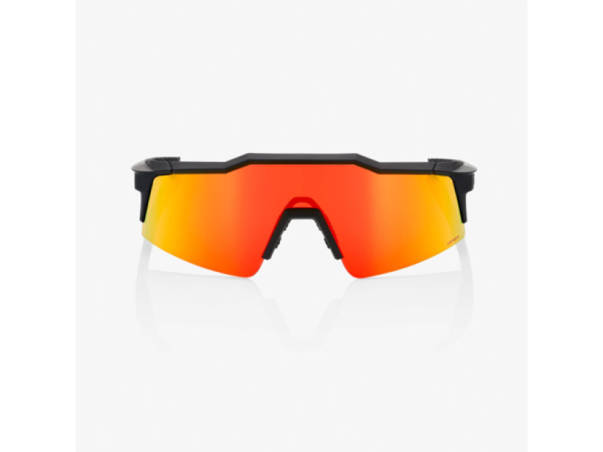 100% brýle Speedcraft SL Soft Tact Black (HiPER Red Multilayer Mirror Lens)