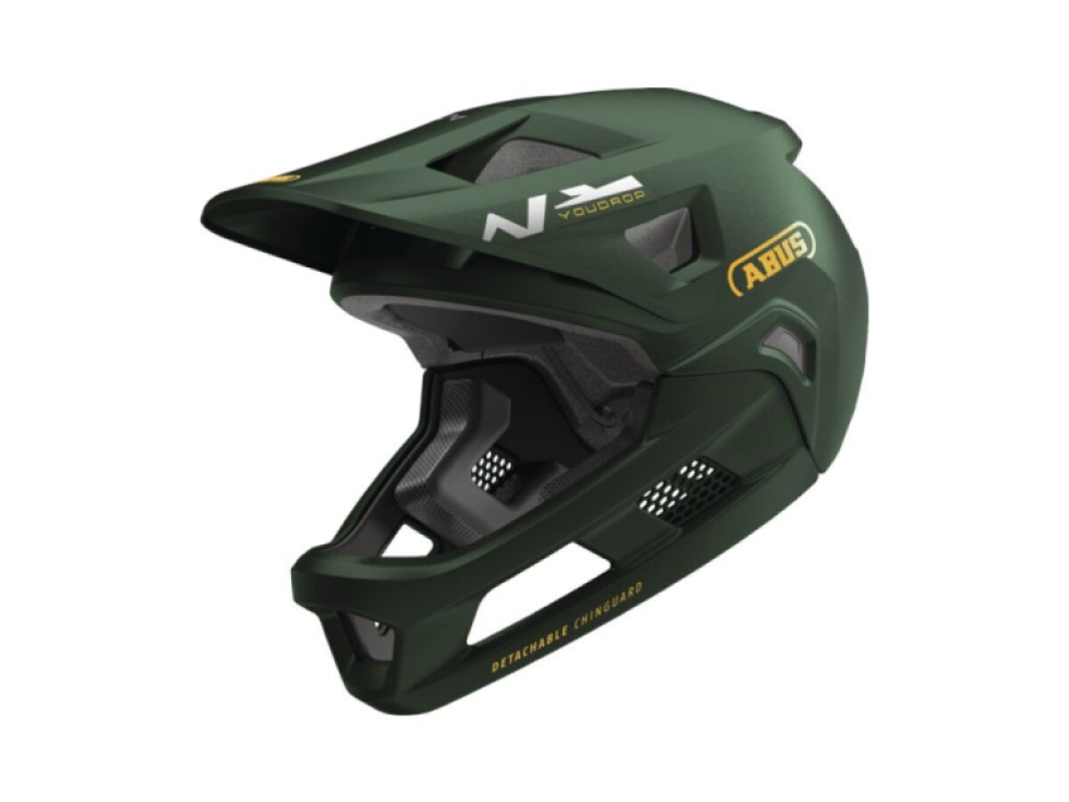 Abus helma integrální dětská YOUDROP FF (moss green)