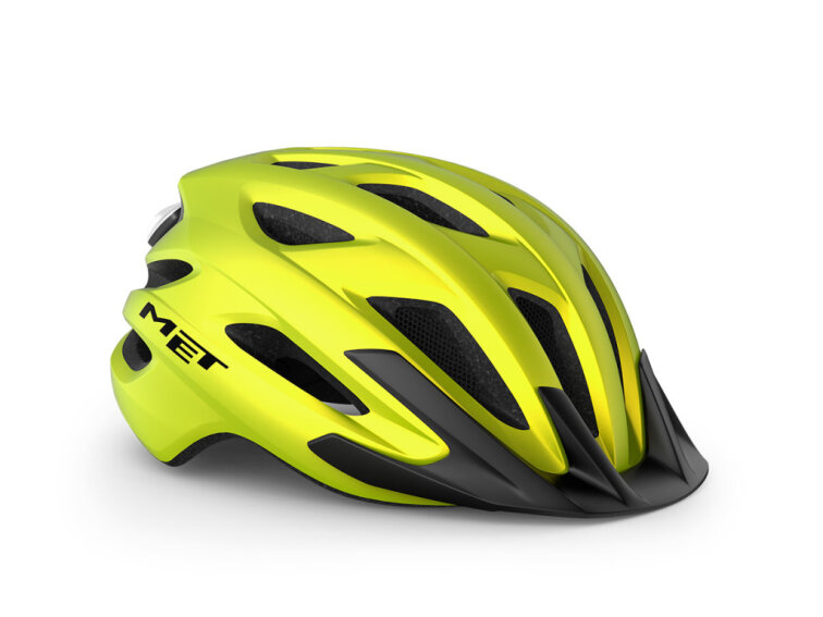 MET helma Crossover (Lime Yellow Metallic | Matt)
