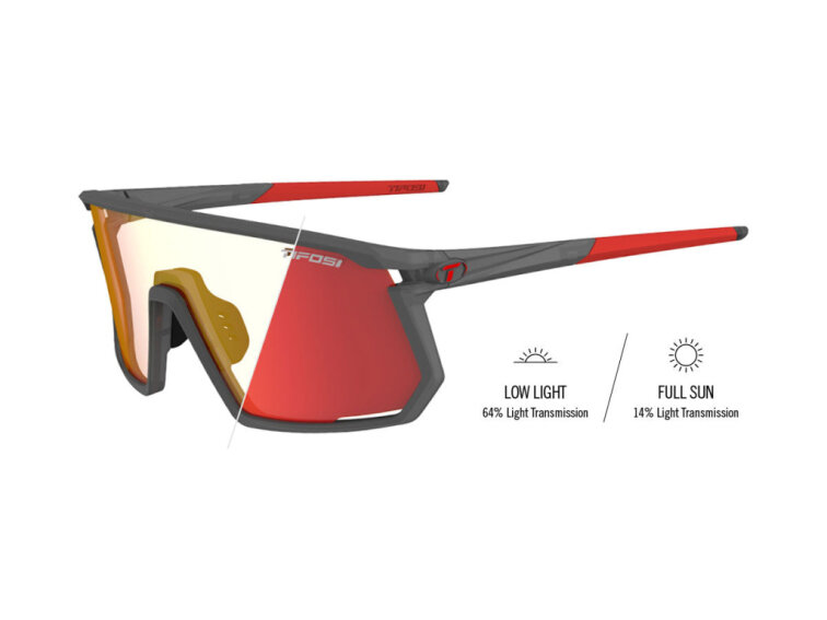 TIFOSI brýle Moab Satin Vapor (Clarion Red Fototec)