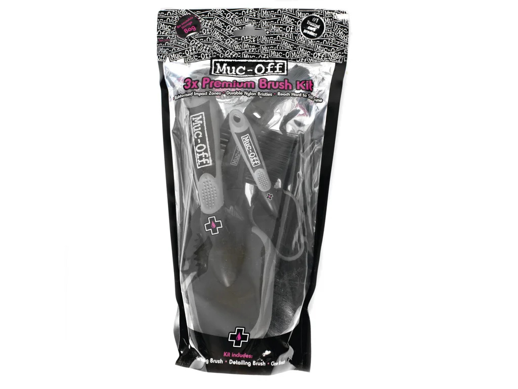MUC-OFF 3x Brush Set - Sada 3 kartáčů