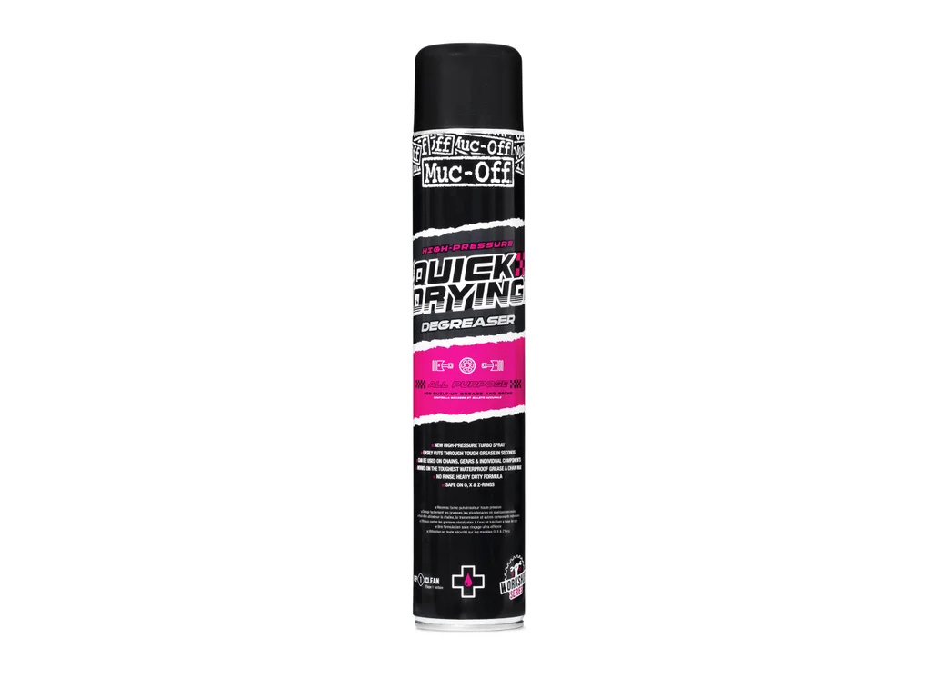 MUC-OFF High-Pressure Quick Drying Degreaser - Vysokotlaký rychleschnoucí čistič na kolo (750 ml)
