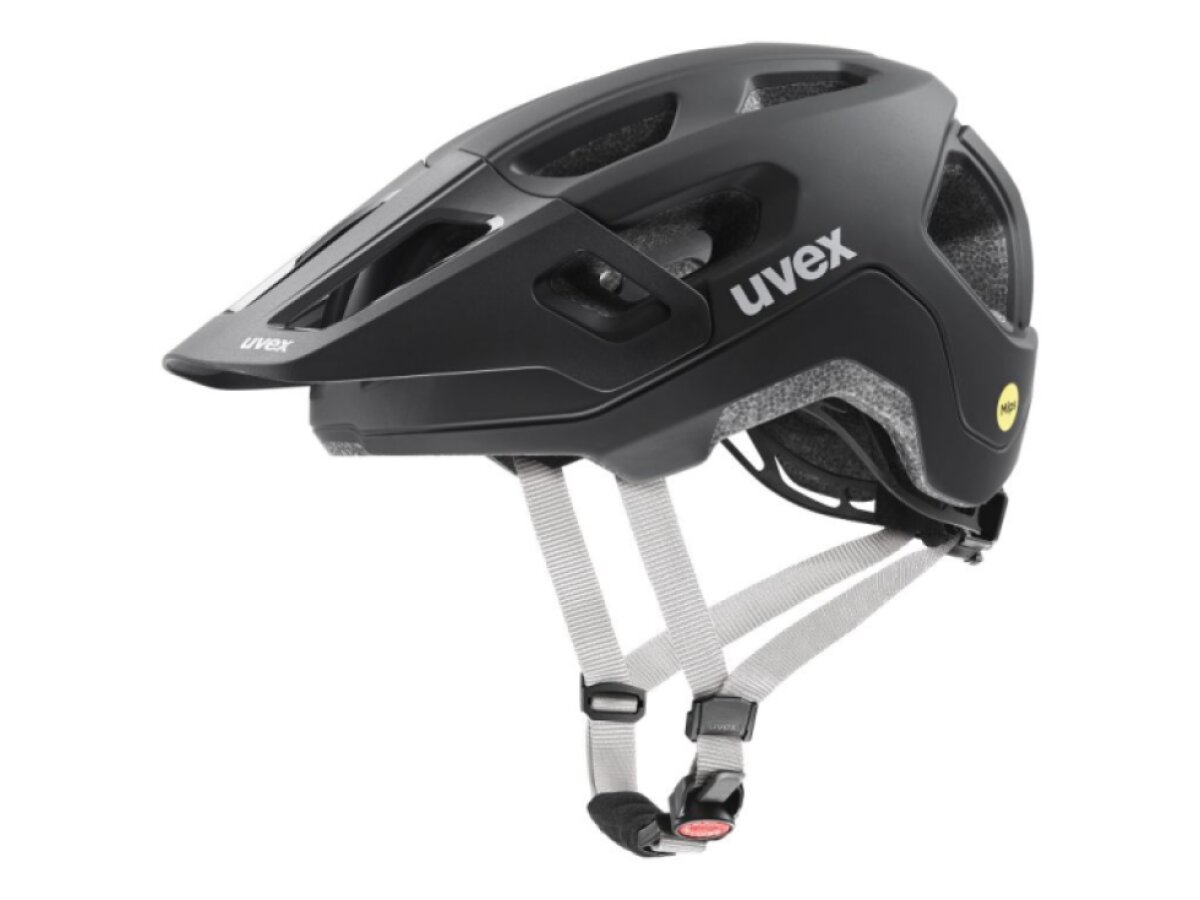 Uvex helma dětská React jr. MIPS (black matt)