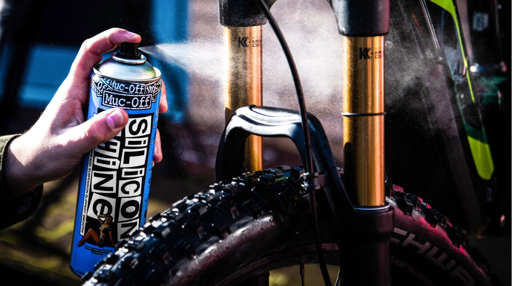 MUC-OFF Silicon Shine - sprej pro lesk a ochranu kola (500 ml)