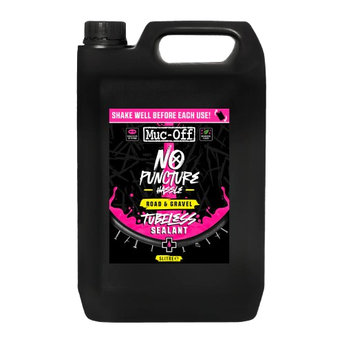 MUC-OFF No Puncture Hassle Road & Gravel Sealant - Těsnící tmel pro bezdušová silniční a gravel kola (5000 ml)