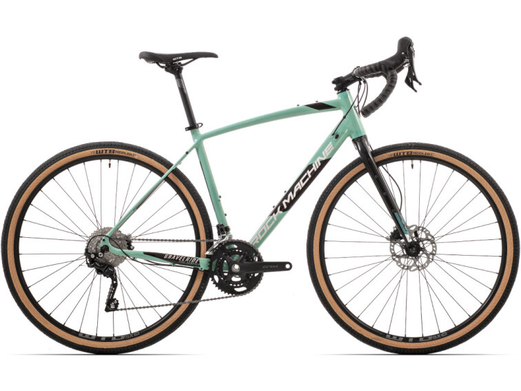 Rock Machine Gravelride 500 Gloss Mint/Silver/Black 2023