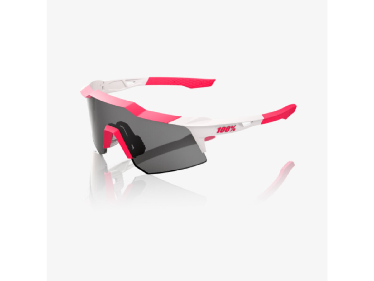 100% brýle Speedcraft XS Puddy Pink White (Smoke)