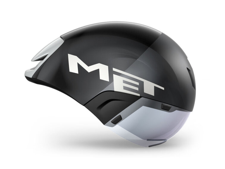 MET helma Codatronca (Black Silver | Matt Glossy)