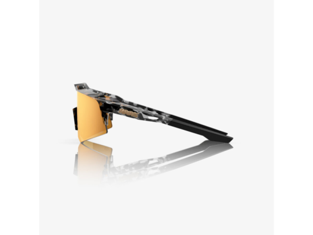 100% brýle Speedcraft XS Money Mike 3 Polished Black Tortoise (HiPER 24K Gold Mirror Lens)
