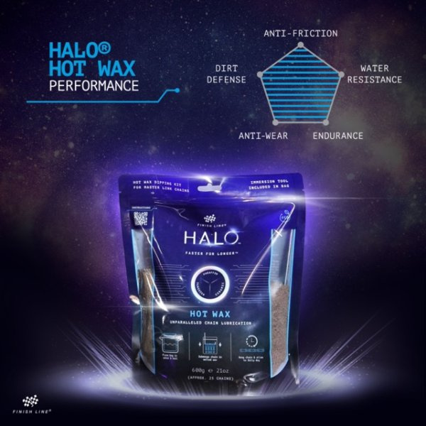 FINISH LINE HALO™ - HOT WAX Lubricant - 600g - granule