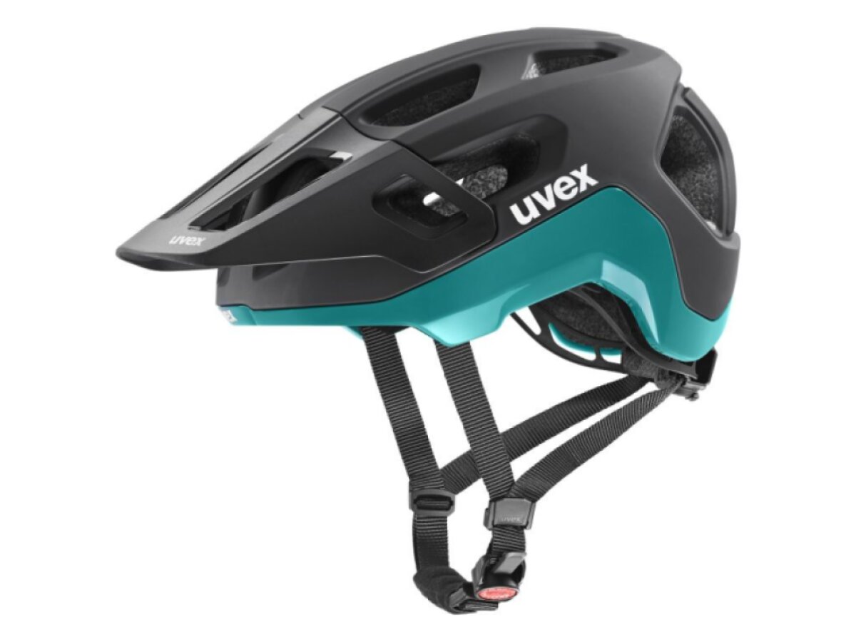 Uvex helma React (black-teal matt)