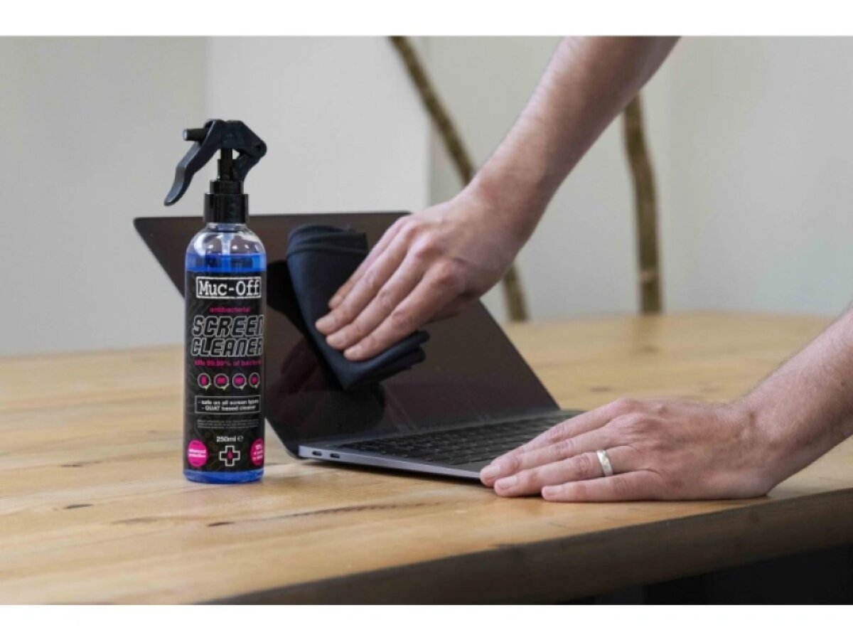 MUC-OFF Antibacterial Screen Cleaner - Antibakteriální čistič na displeje a obrazovky (250 ml)