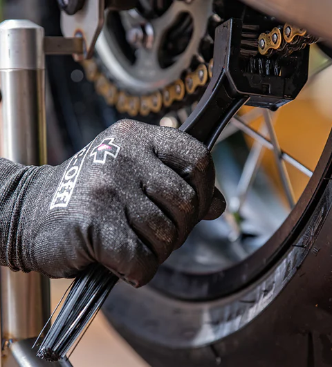 MUC-OFF Motorcycle Chain Care Kit - Sada na čištění a mazání řetězu