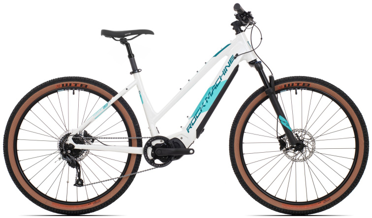 Rock Machine Torrent e30-29 Easy Entry Gloss White/Petrol/Neon Cyan 2023