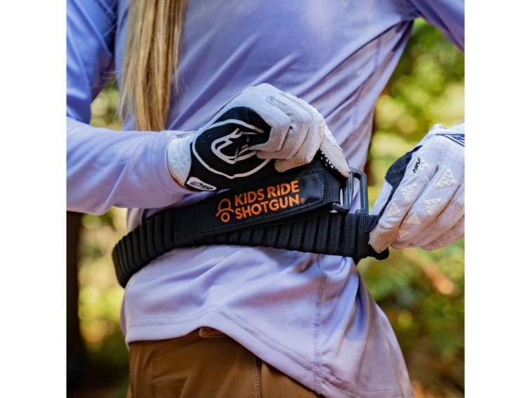 Kids Ride Shotgun Lano na tahání kola Quick Fit černé