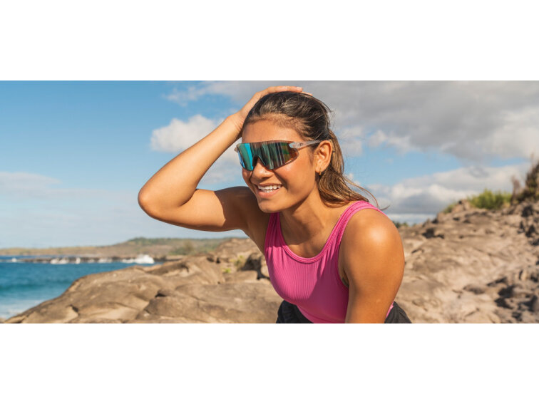 TIFOSI brýle Vogel XC Satin Clear (Sky Blue Mirror)