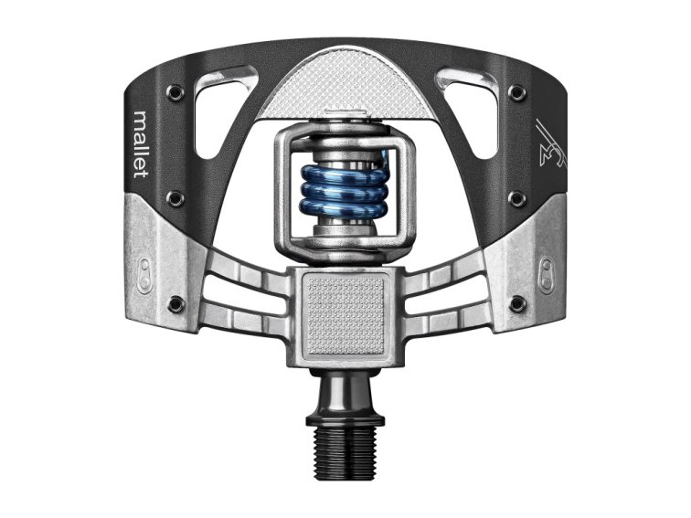 CRANKBROTHERS pedály Mallet 3 Charcoal/Electric Blue