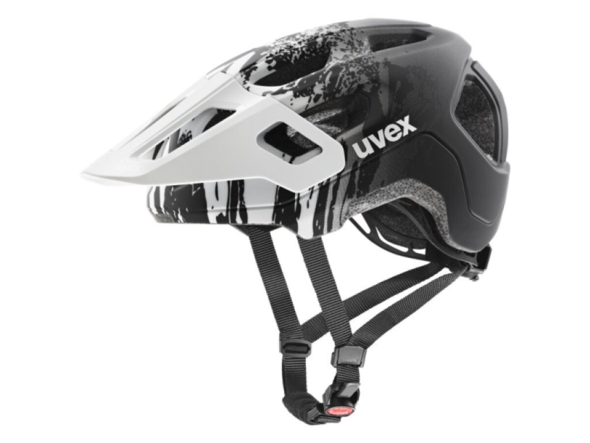Uvex helma dětská React jr. (white-black matt)