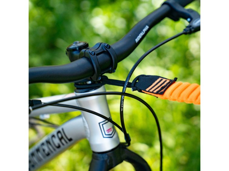 Kids Ride Shotgun Lano na tahání kola oranžové