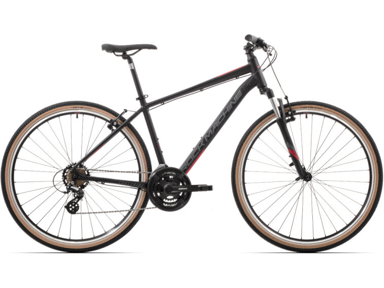Rock Machine Crossride 100 Matte Black/Grey/Red 2023